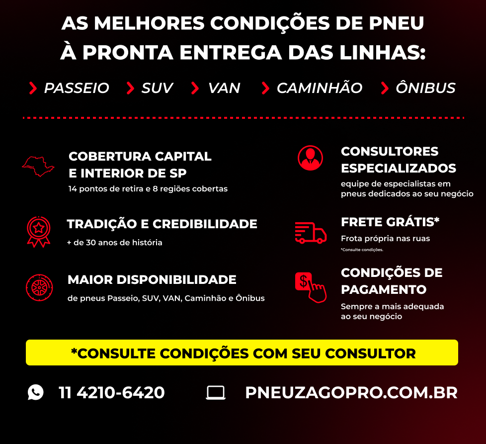 PneuZago Pro - O Maior Atacadista de Pneus da Zona Leste de Sao Paulo